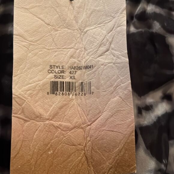 NWT da nang black silk blouse xs - Picture 12 of 13